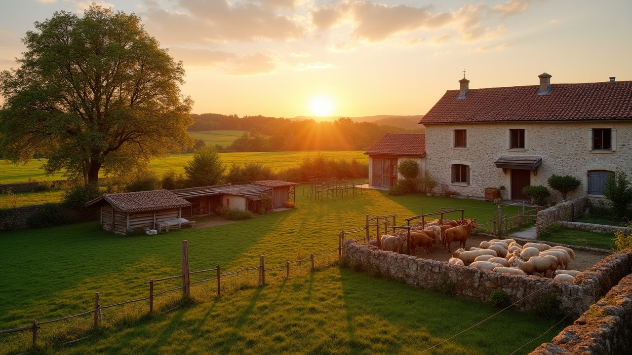 Petite ferme traditionnelle